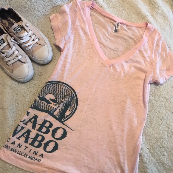 Cabo Wabo V-neck Burnout T-shirt Bundle - Picture 2 of 6